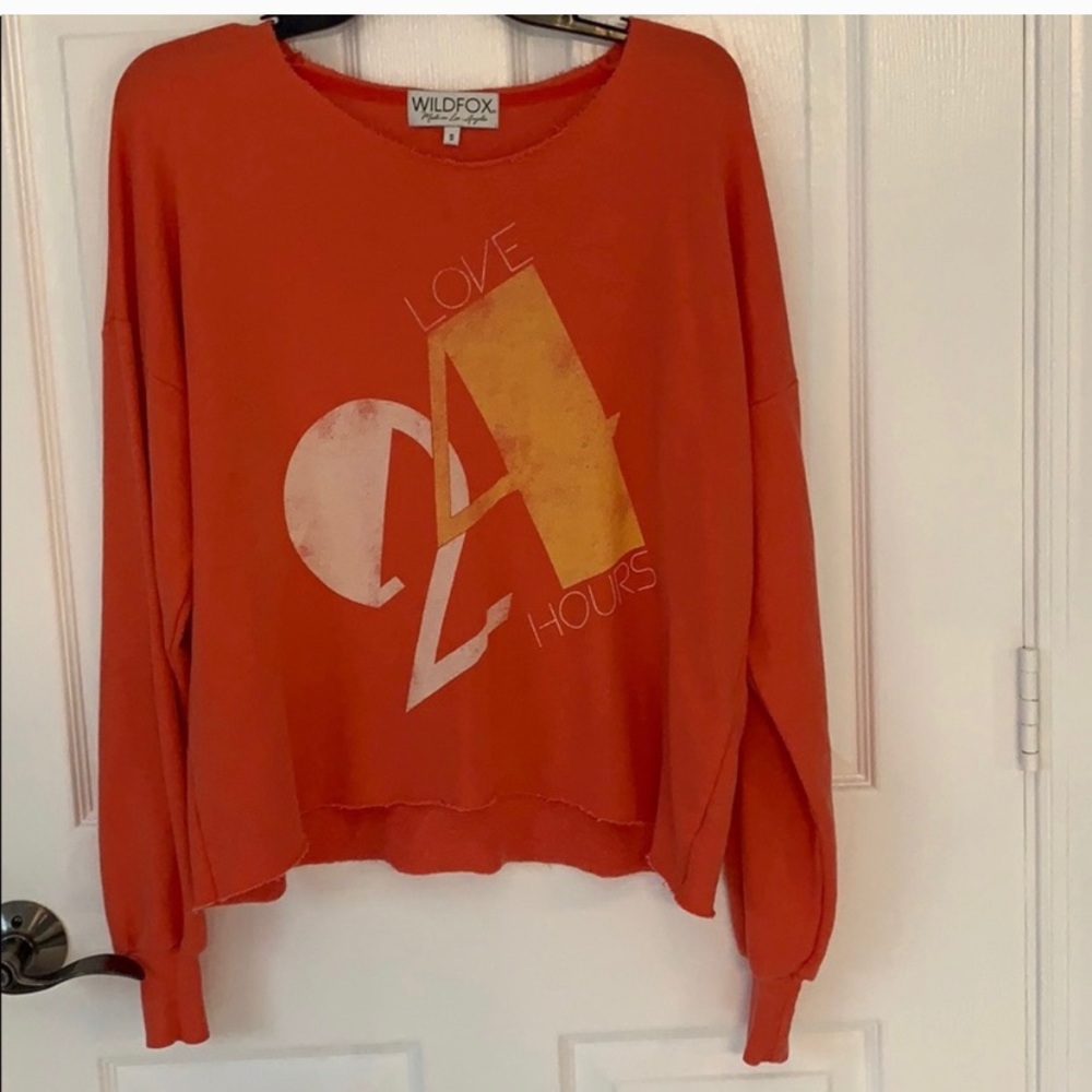 Wildfox lightweight sweatshirt Sz S